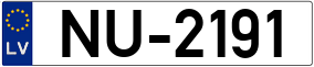 Truck License Plate