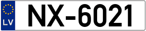 Truck License Plate