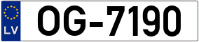 Truck License Plate