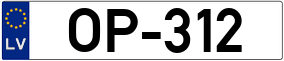 Truck License Plate