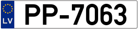 Truck License Plate