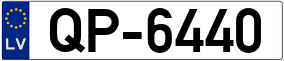 Truck License Plate