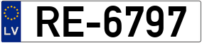 Truck License Plate