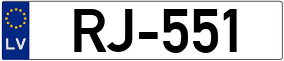 Truck License Plate