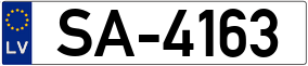 Truck License Plate
