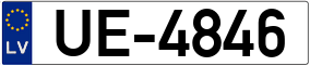 Truck License Plate