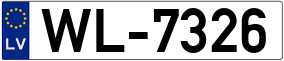 Truck License Plate
