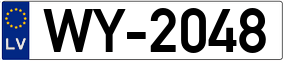 Truck License Plate