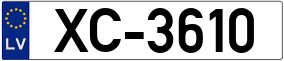 Truck License Plate