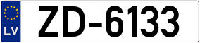 Truck License Plate