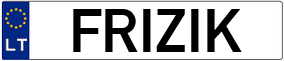 Truck License Plate