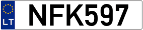 Truck License Plate