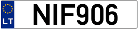 Truck License Plate