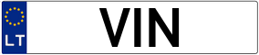 Truck License Plate