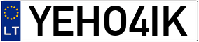Truck License Plate