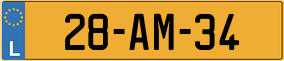 Truck License Plate