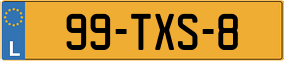 Truck License Plate