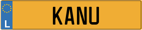 Truck License Plate