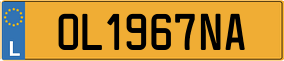 Truck License Plate