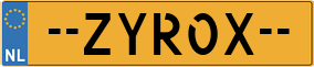 Truck License Plate