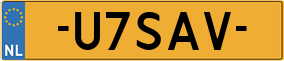 Truck License Plate