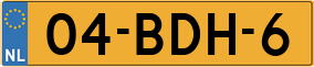 Truck License Plate