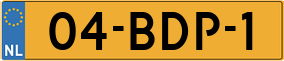 Truck License Plate