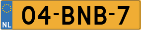 Truck License Plate