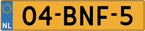 Truck License Plate