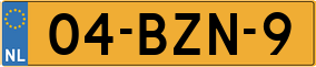 Truck License Plate