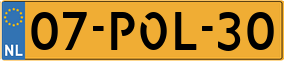 Truck License Plate