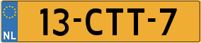 Truck License Plate