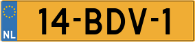Truck License Plate