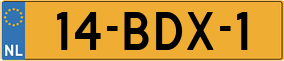 Truck License Plate