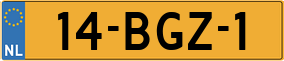 Truck License Plate