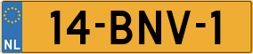 Truck License Plate