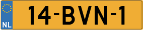Truck License Plate