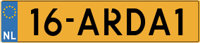 Truck License Plate