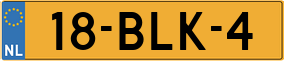 Truck License Plate