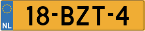 Truck License Plate