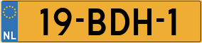 Truck License Plate