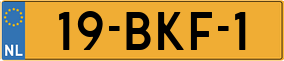 Truck License Plate