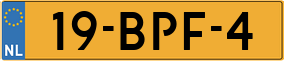 Truck License Plate