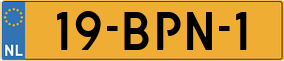 Truck License Plate