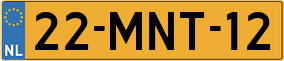 Truck License Plate