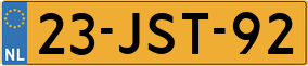 Truck License Plate