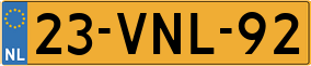 Truck License Plate
