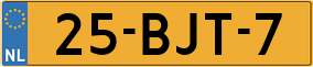 Truck License Plate
