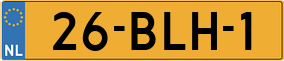 Truck License Plate