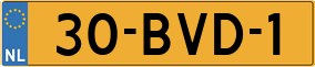 Truck License Plate